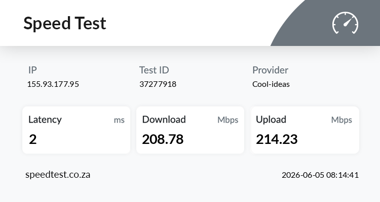 speedtest.co.za