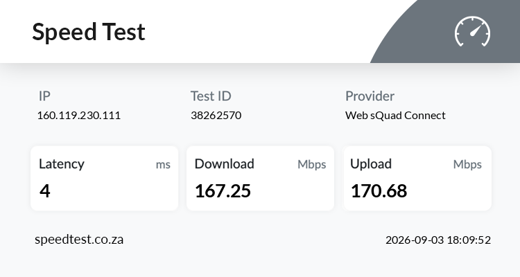 speedtest.co.za