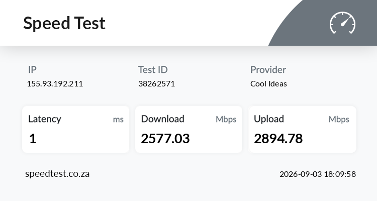 speedtest.co.za